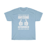 Autoworker Awesome Heavy Cotton Tee