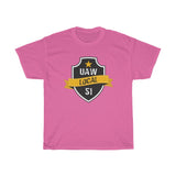 10 UAW local 51 Heavy Cotton Tee