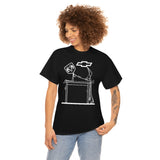 Chevy Over Dodge Table Heavy Cotton Tee