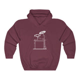 Ford Over Chevy Table Hooded Sweatshirt