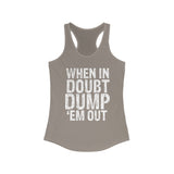 Doubt Dump Women's Racerback Tank Top