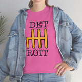 229 DET ROIT Heavy Cotton Tee BLK