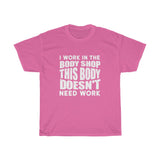 Body Shop Work Heavy Cotton Tee