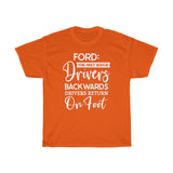 Ford Driver Backwards Heavy Cotton Tee
