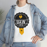 3 UAW local 31 Heavy Cotton Tee