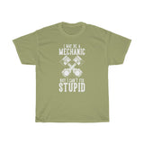 Mechanic Fix Stupid Heavy Cotton Tee