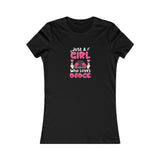 Just a girl printed Women's Favorite Tee