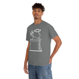 Chevy Over Dodge Table Heavy Cotton Tee