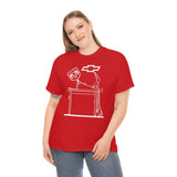 Chevy Over Dodge Table Heavy Cotton Tee