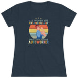 Created Equally Women's Triblend Tee