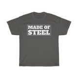 Made of Steel Printed Unisex Heavy Cotton Tee