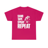 Sand Tape Repeat Heavy Cotton Tee