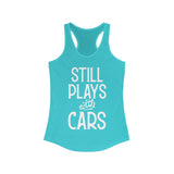 Plays with car  Women's Ideal Racerback Tank