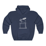 Ford Over Dodge Table Hooded Sweatshirt