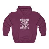 Macking on Vehicles Hooded Sweatshirt