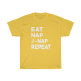 Eat Nap Repeat Heavy Cotton Tee