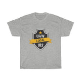 10 UAW local 182 Heavy Cotton Tee