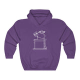 Chevy Over Dodge Table Hooded Sweatshirt