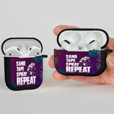 Spray Repeat Airpods Case Cover