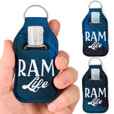 Ram Life Sanitizer Bottle Keychains