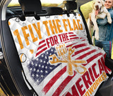 I Fly The Flag  For The American Autoworker Pet Seat Cover