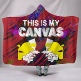 This is My Canvas Hooded Blanket