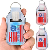 I Love UAW Sanitizer Bottle Keychains