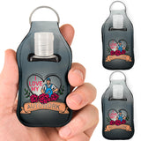 I Love My Autowork Sanitizer Bottle Keychains