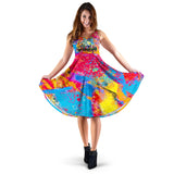 Statue Colorful Women's Dress