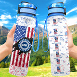 American Flag Hydro Tracking Bottle