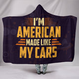 I am American Hooded Blanket