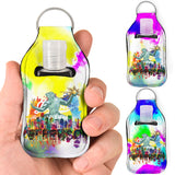 Statue Sanitizer Bottle Keychains