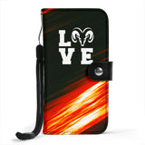 Love Sheep Wallet Phone Case