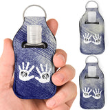 Hands Sanitizer Bottle Keychains