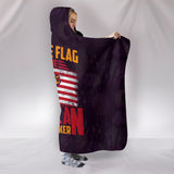 I Fly The Flag Hooded Blanket