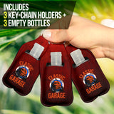 Classic Garage Sanitizer Bottle Keychains