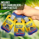 They See Me Roll In, They Hatin Sanitizer Bottle Keychains