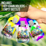 Statue Sanitizer Bottle Keychains