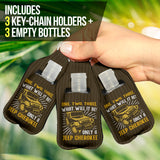 Jeep Cherokee Sanitizer Bottle Keychains