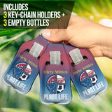 Dirty Mitten Plant Life Sanitizer Bottle Keychains