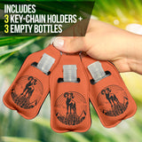 Capricorn Sanitizer Bottle Keychains