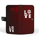 Love Star Wallet Phone Case