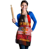 I Fly The Flag  For The American Autoworker Apron