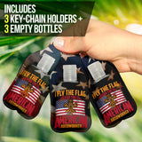 I Fly The Flag Sanitizer Bottle Keychains