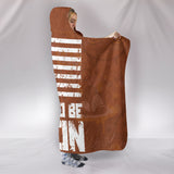 Proud To Be Union Hooded Blanket