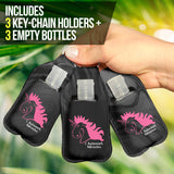 I Autowork Miracles Sanitizer Bottle Keychains