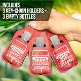 Jeepers Creepers Sanitizer Bottle Keychains