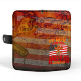 I Fly The Flag  For The American Autoworker Wallet Phone Case