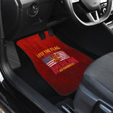 I Fly The Flag  For The American Autoworker Front And Back Car Mats