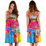 Statue Colorful Women's Dress